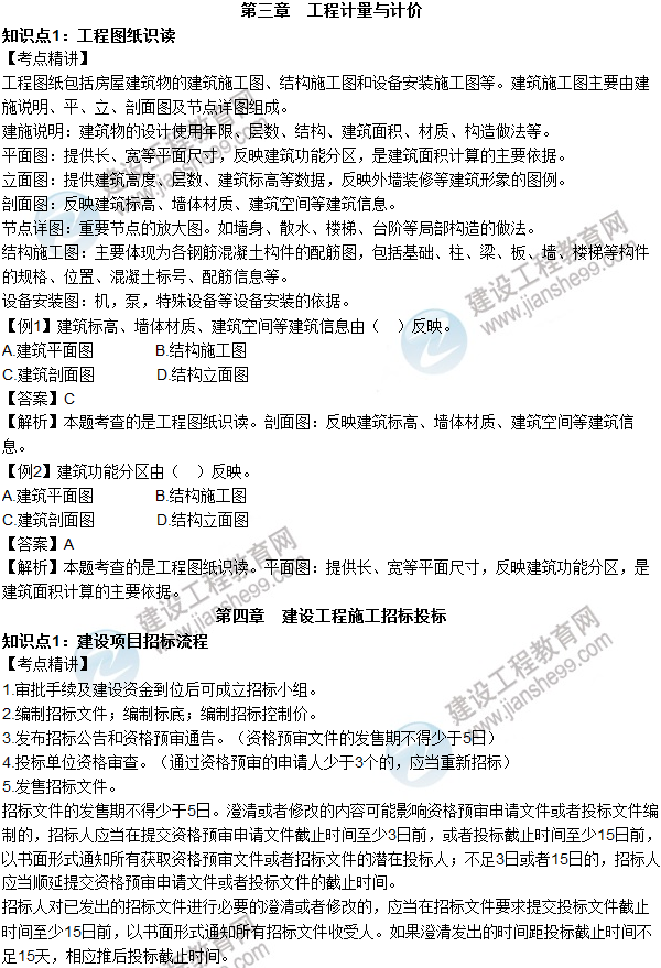 2016年造價工程師考試《案例分析》高頻考點匯編