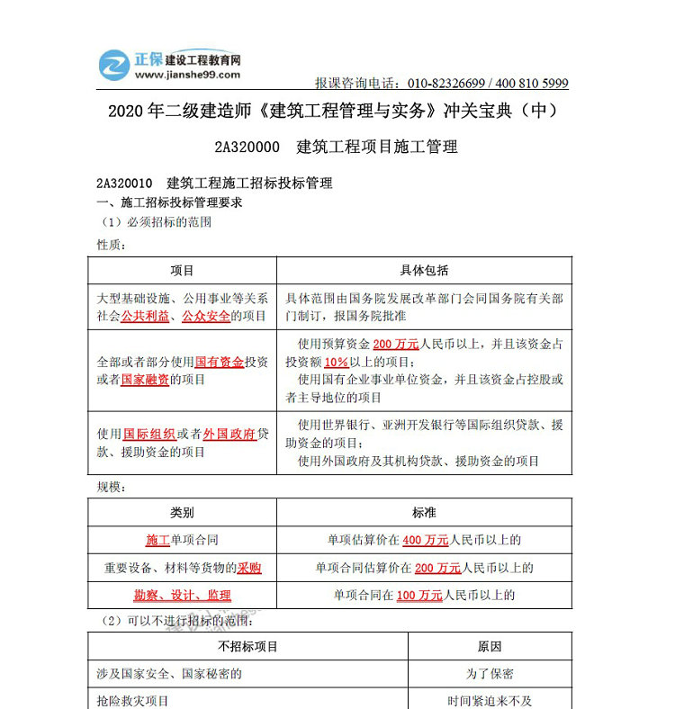 二級建造師沖關寶典-建筑工程管理與實務（中）